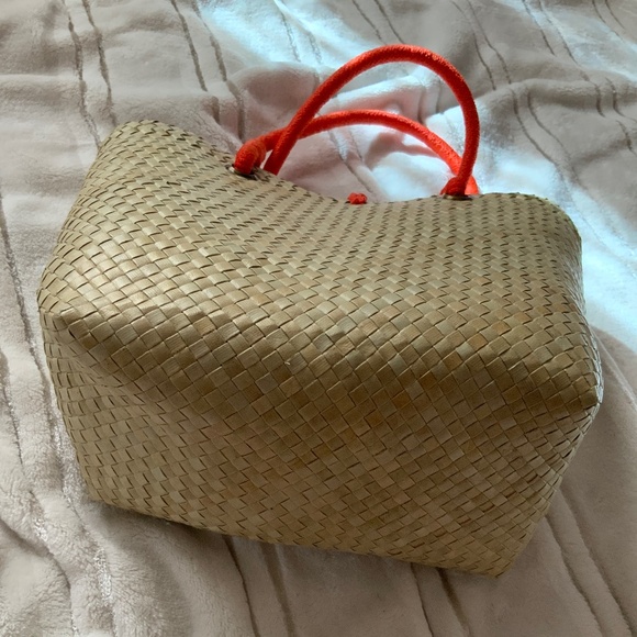 Cute Mini Straw Banig Tote Bag NEW! - Picture 4 of 6